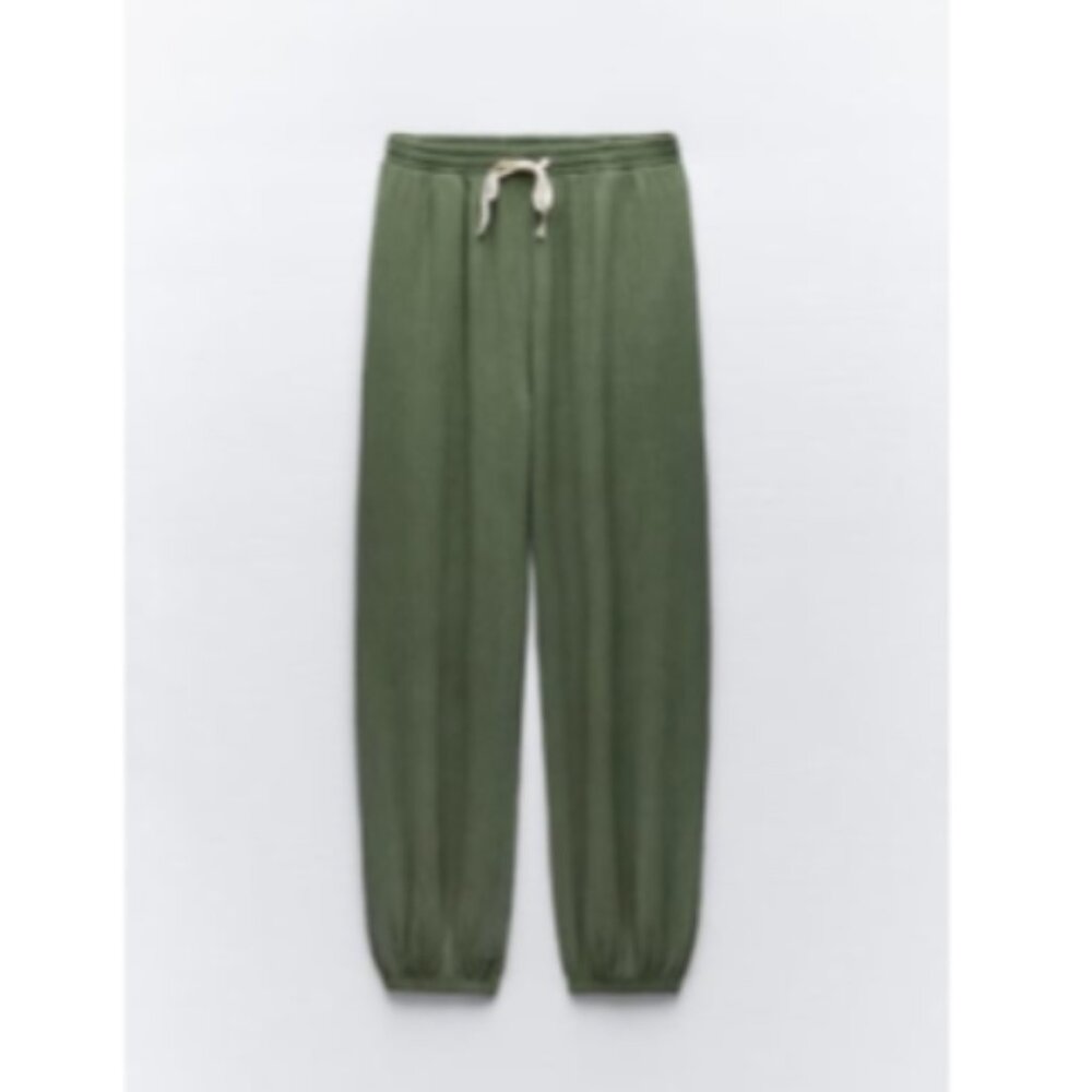 Zara Textured Jogger Pants